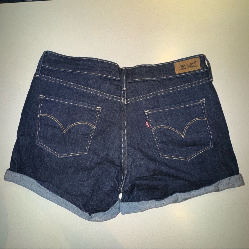 Levi’s Denim Jean Shorts Women’s Size 30 Dark Wash